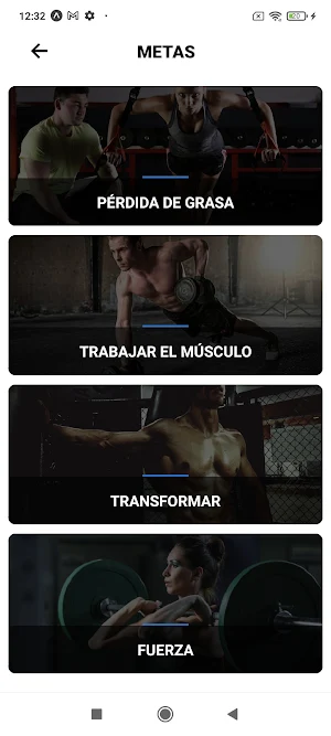 Ejercicio y Nutrición Screenshot 1