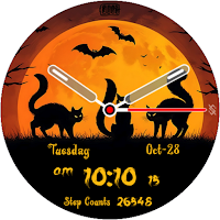 BFF19- Halloween Black Cat