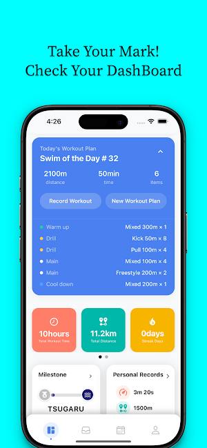 Aquach - My Swim Coach Screenshot 1