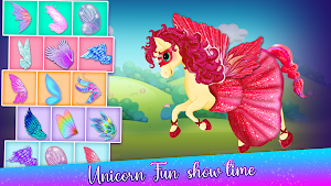 Unicorn Dress Up: Makeup Games Screenshot 1