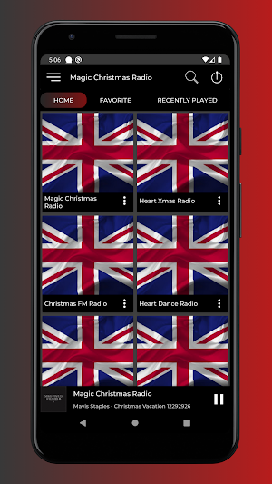 Magic Christmas Radio App Screenshot 0