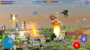 F22 vs Robots - Air Shooting Screenshot 0