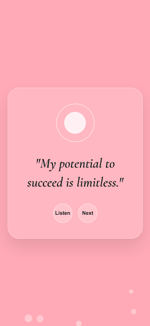 AFN Daily Affirmations Screenshot 1