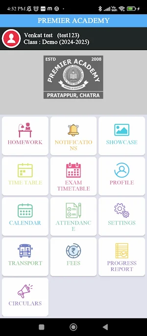 premier academy parent app Screenshot 0