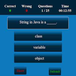 J2EE MCQ Screenshot 1