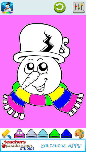 Kids Christmas Coloring Pages Screenshot 1
