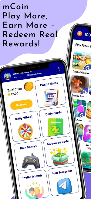mCoin: Play & Get Redeem Code Screenshot 0