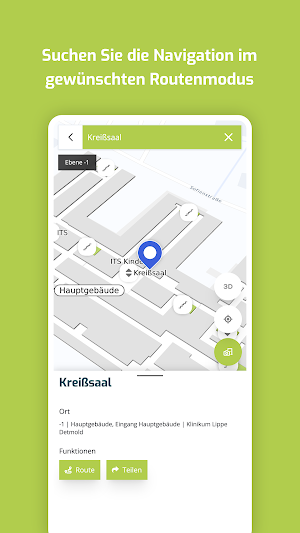 Klinikum Lippe Navi Screenshot 2