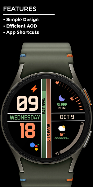Nighty Digital 42 - watch face Screenshot 1