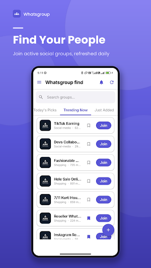 Whatsgroup: Groups & Channels Screenshot 1