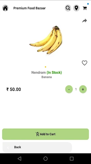 Premium Food Bazaar Screenshot 2