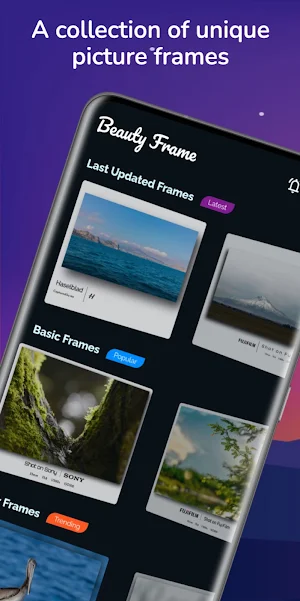 Beauty Frame: Shot On & EXIF Screenshot 0