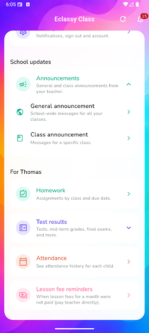 Eclassy Class Screenshot 2