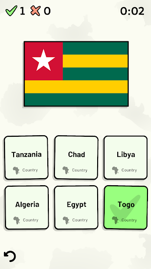 Countries of Africa Quiz - Maps, Capitals, Flags Screenshot 1
