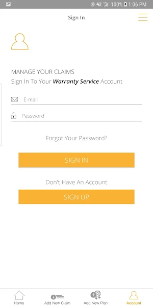 Warranty Service Screenshot 3