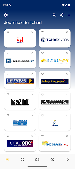 Journaux du Tchad Screenshot 0