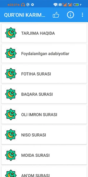 Qur'oni Karim tarjimasi Screenshot 3