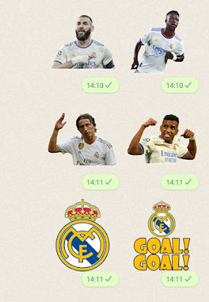 Real Madrid Stickers Screenshot 3