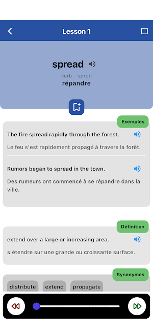 Mots essentiels en anglais Screenshot 2