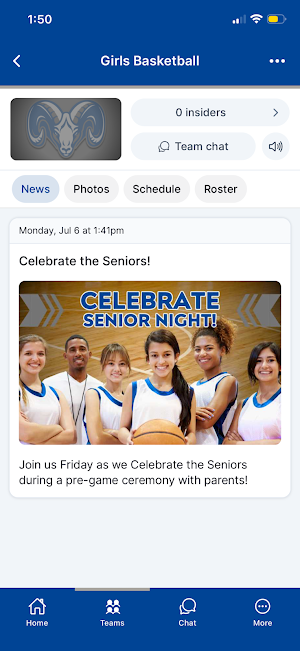 Hightstown Rams Athletics Screenshot 3