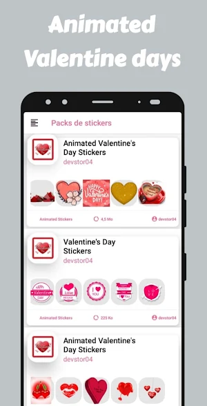 Valentine Day Stickers2024 Screenshot 0