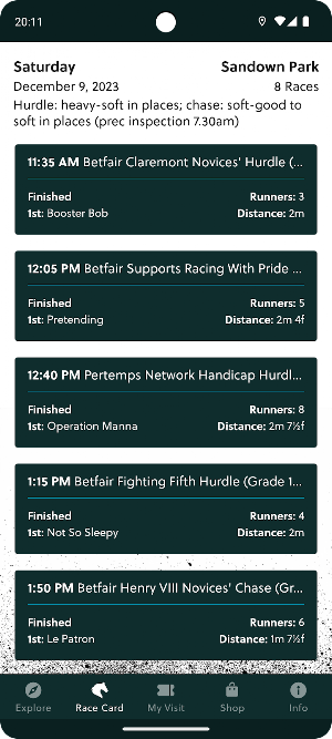 Sandown Park Racecourse Screenshot 3
