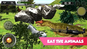 Dinosaur With Guns Game Screenshot 0