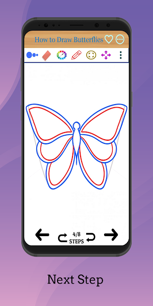 Learn How to Draw Butterfly Screenshot 3