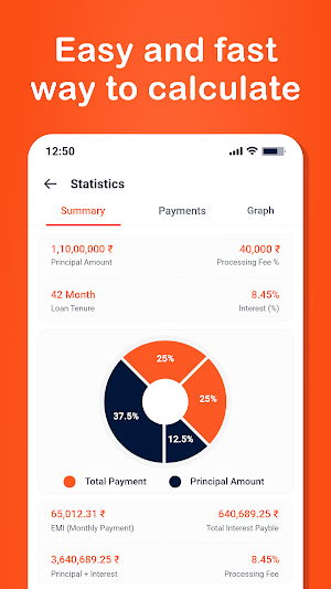 Loan EMI Calculator Screenshot 2