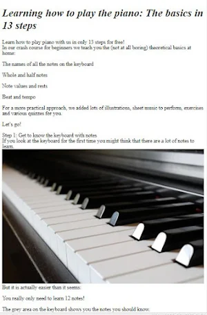 How to Play Piano for Beginner Screenshot 1