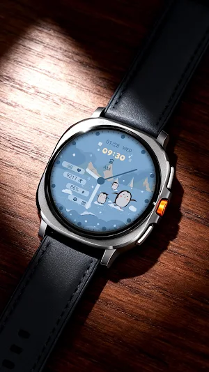 Snow penguin For Wear OS Screenshot 3