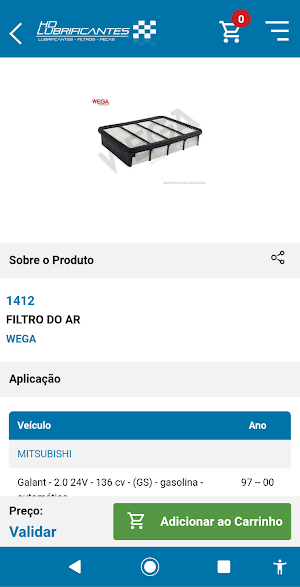 HD Lubrificantes Screenshot 3