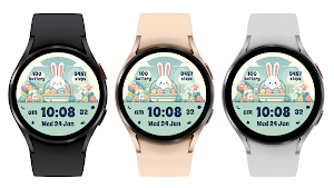 AZ283 Easter Bunny Watch Face Screenshot 1