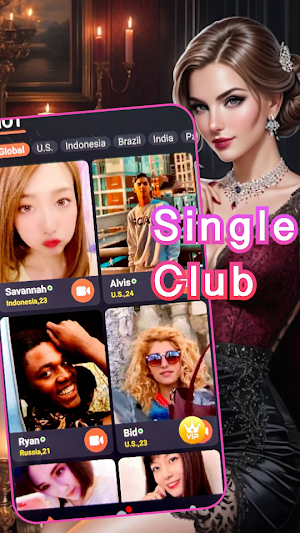 SingleClub: Live Video Call Screenshot 1