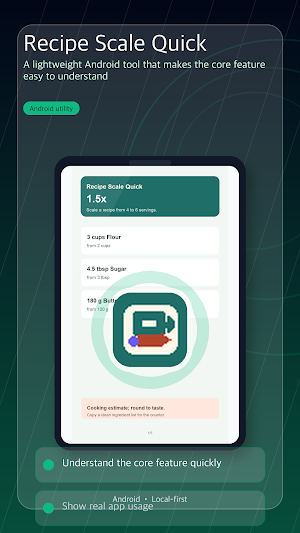 Recipe Scale Quick Screenshot 1