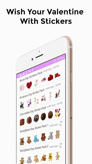 Valentine Stickers For WhatsApp WAStickerApps Screenshot 0