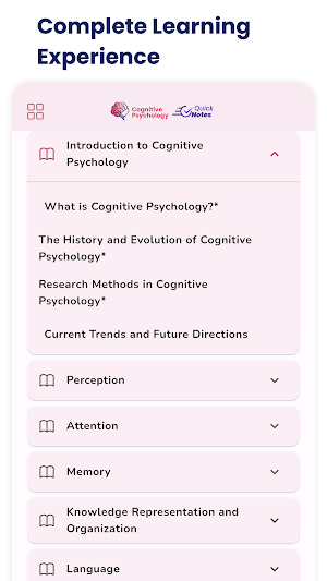 Cognitive Psychology Screenshot 3