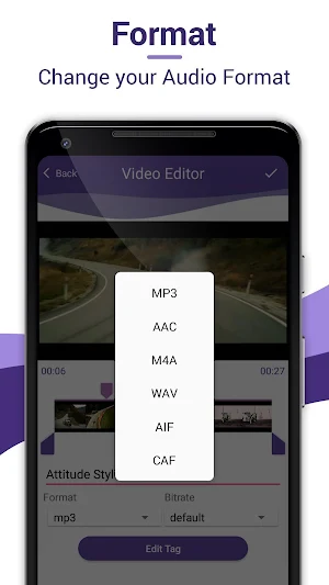 Video to Mp3 cutter- video converter Screenshot 2