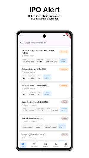 Nepal IPO Alert Screenshot 0