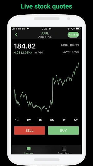 StockMarketSim - Stock Market Simulator Screenshot 2