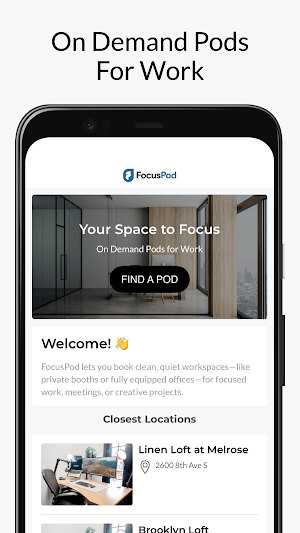 FocusPod: Your Private Office Screenshot 0