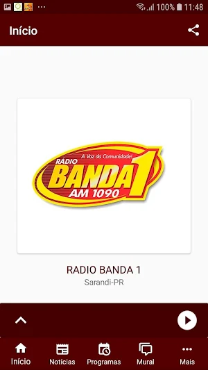 Rádio Banda 1 Screenshot 1