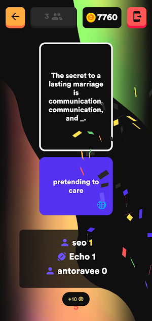 Cynical Cards Screenshot 2
