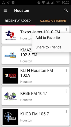 Houston Radio Stations - Texas, USA Screenshot 0