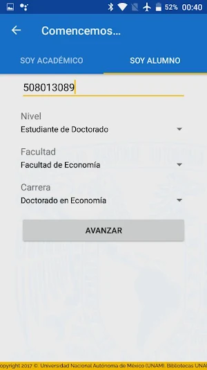 Bibliotecas UNAM Screenshot 3