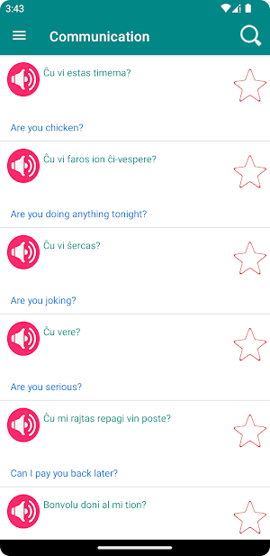 Communicate Esperanto Screenshot 0