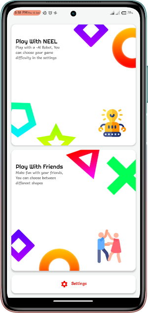 Tic Tac Toe Shape Screenshot 1