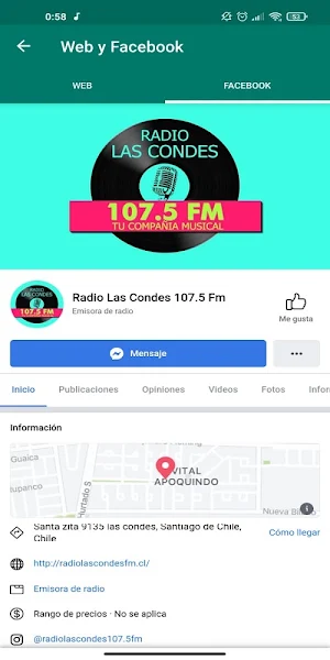 Radio Las Condes Screenshot 1