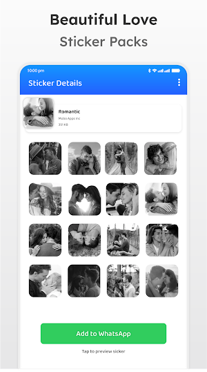 Couple Romantic Stickers Screenshot 1