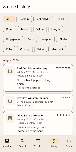 Humidor Screenshot 3
